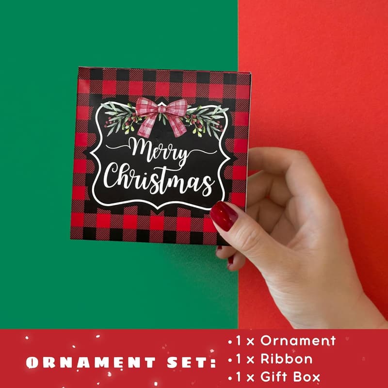 Bourbon Ornament - Acrylic Whiskey Gift for Couples