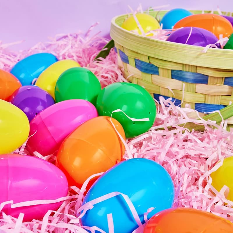 Easter Fillable Plastic Eggs – 36 Colorful Treat Containers