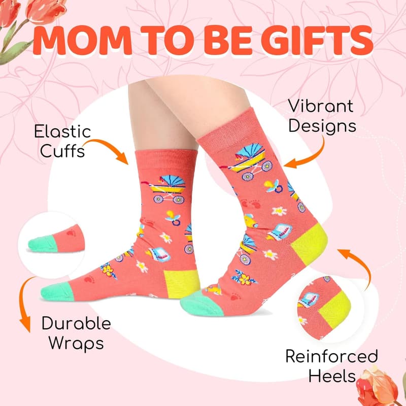 First Mother's Day Maternity Socks Gift for New Moms