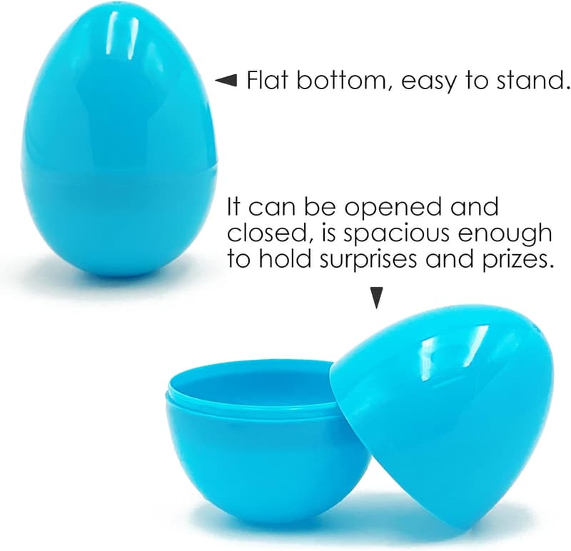 Colorful Fillable Plastic Easter Eggs - 36 Pcs for Easter Hunt