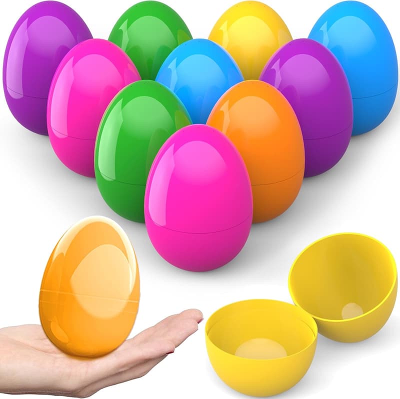 Colorful Fillable Easter Eggs - 36 Pack, 3.52