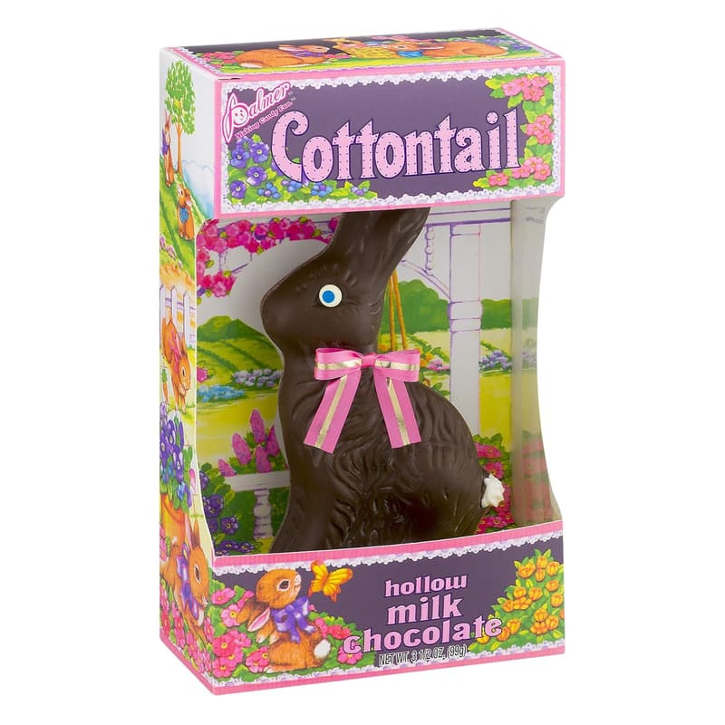 Easter Bunny Milk Chocolate with Silk Ribbon Bow