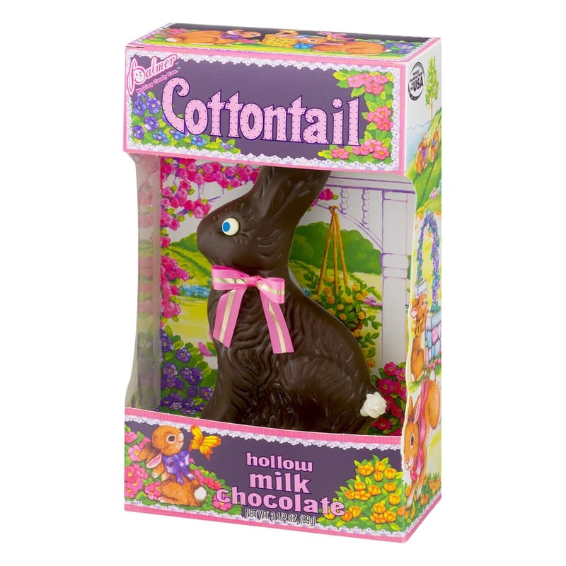 Easter Bunny Milk Chocolate with Silk Ribbon Bow