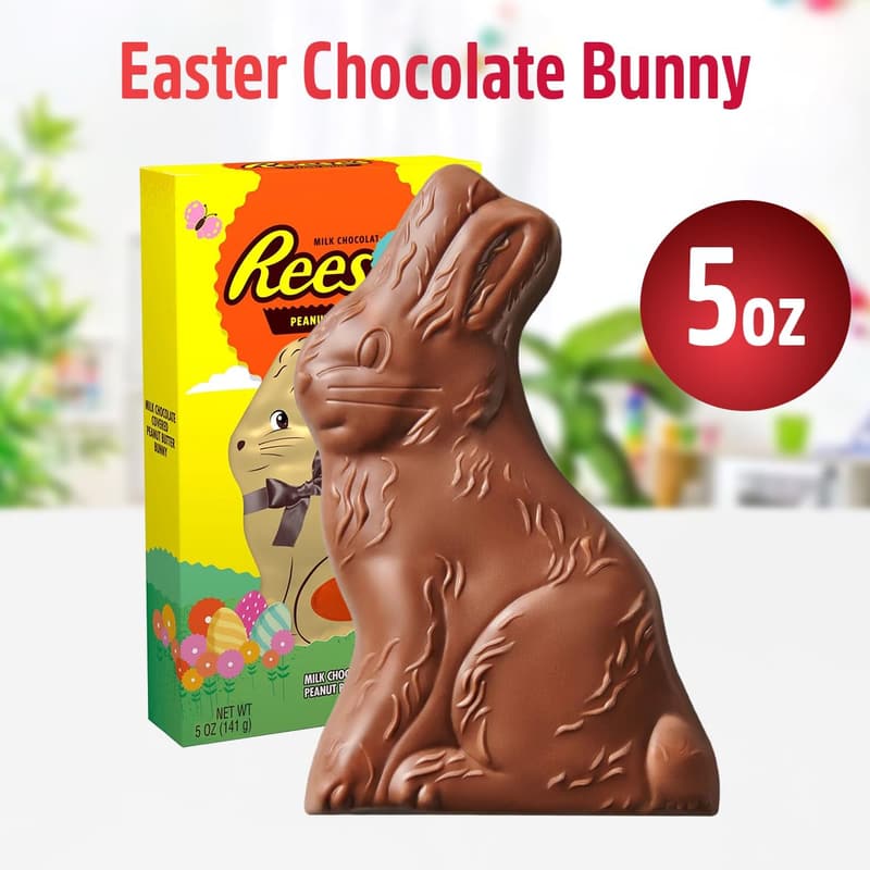 Easter Gift Box - 5 oz Milk Chocolate Bunnies for Sharing