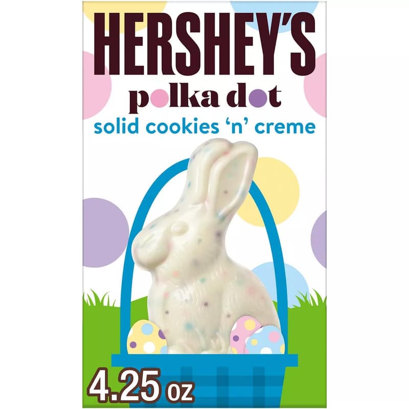 Easter Candy: 2-Pack Giant Cookie & Cream Bunnies, 4.25oz