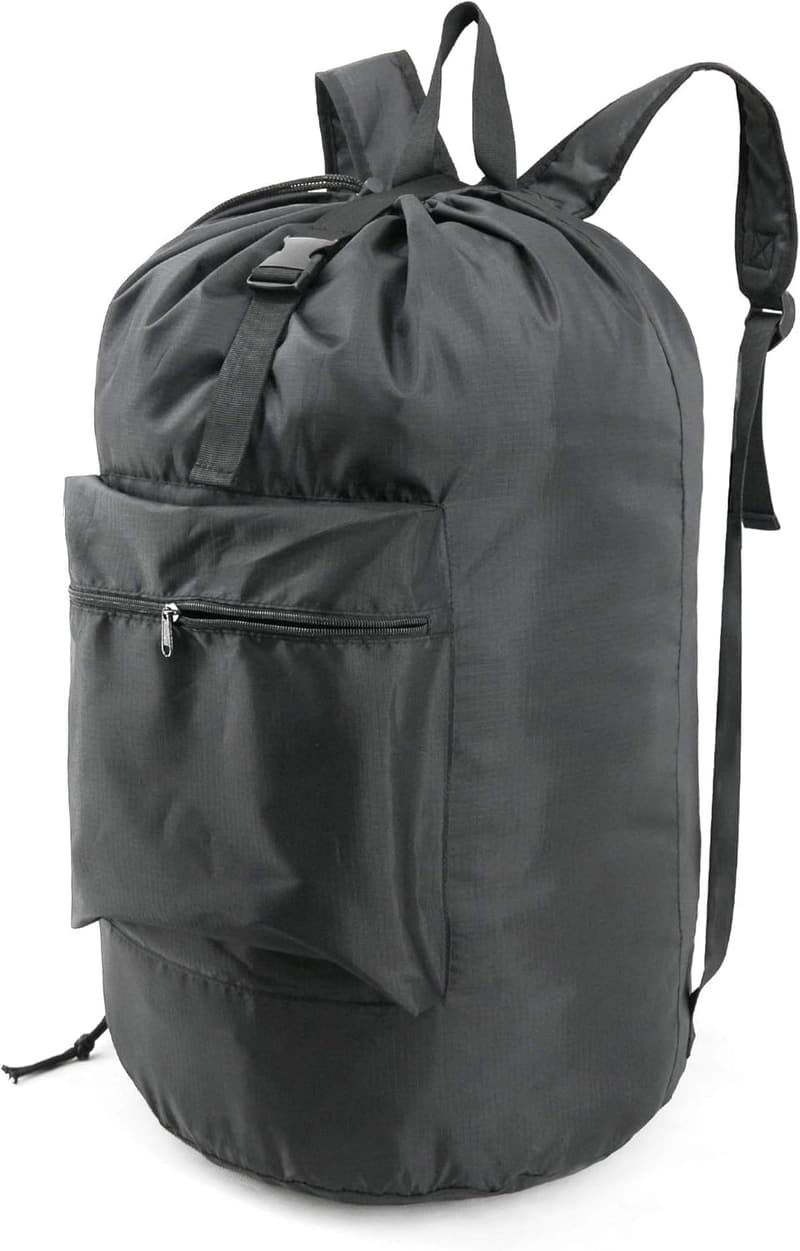 Extra Large Heavy Duty Laundry Backpack Bag - BeeGreen