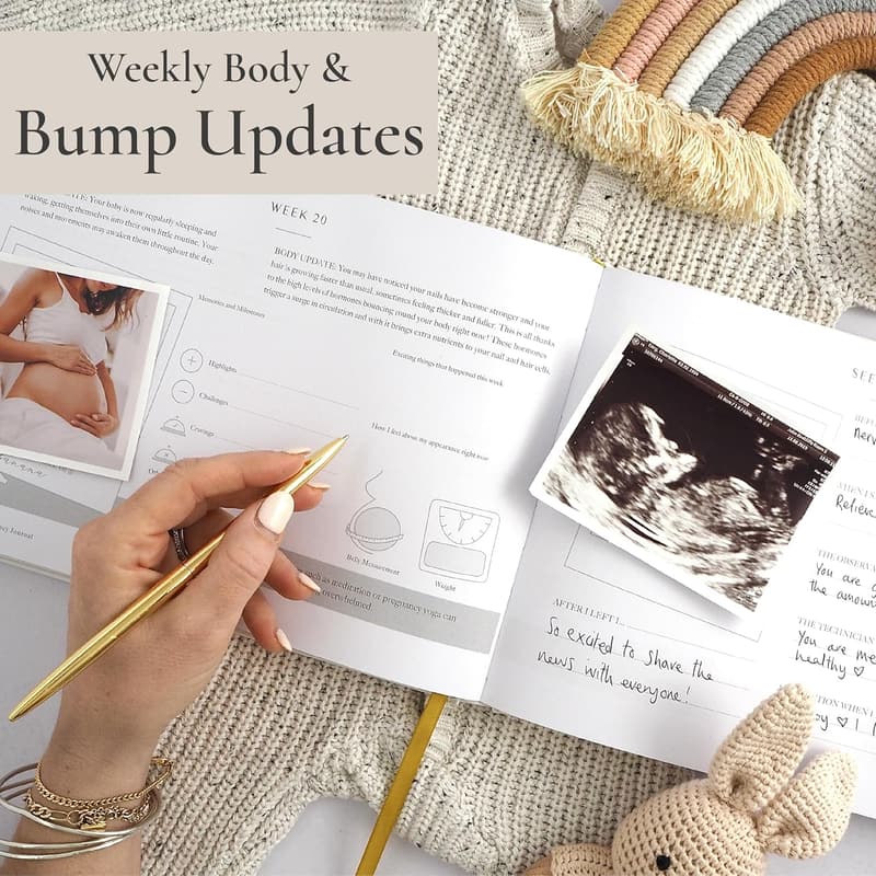 Pregnancy Journal & Memory Book for First-Time Moms