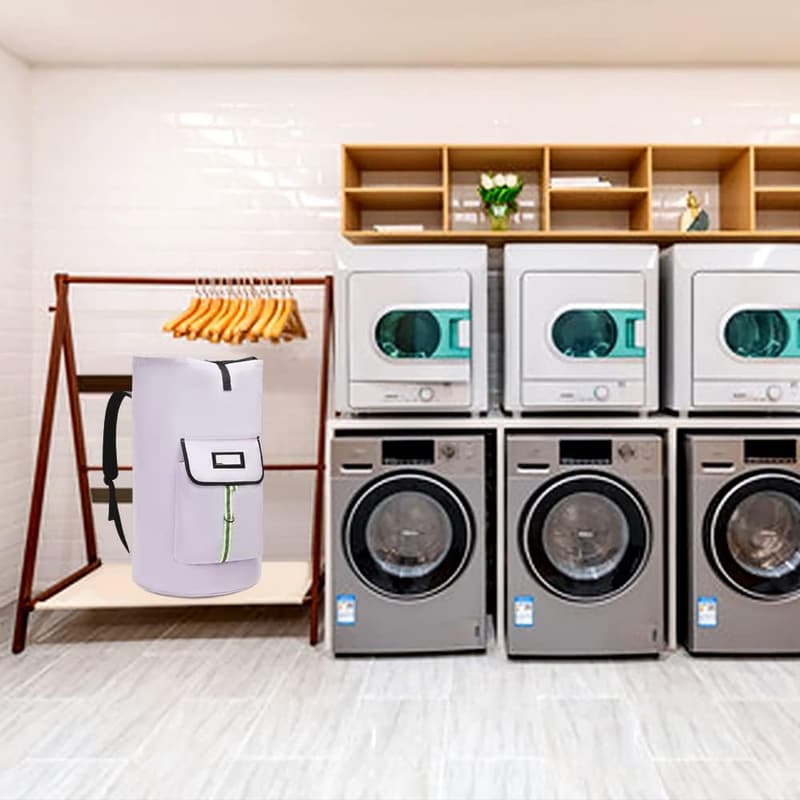 Extra-Large Heavy-Duty Laundry Backpack for College Students