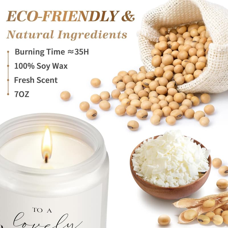 Mother's Day Lavender Scented Candle for Expecting Moms