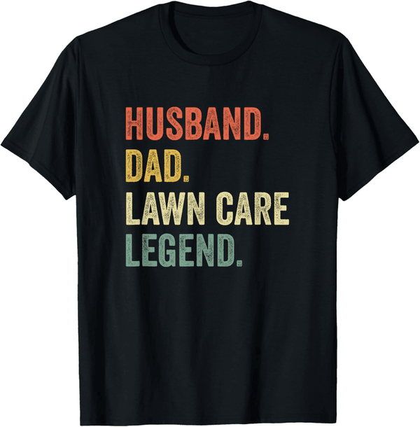 Funny Vintage Retro Lawn Mowing T-Shirt for Gardeners