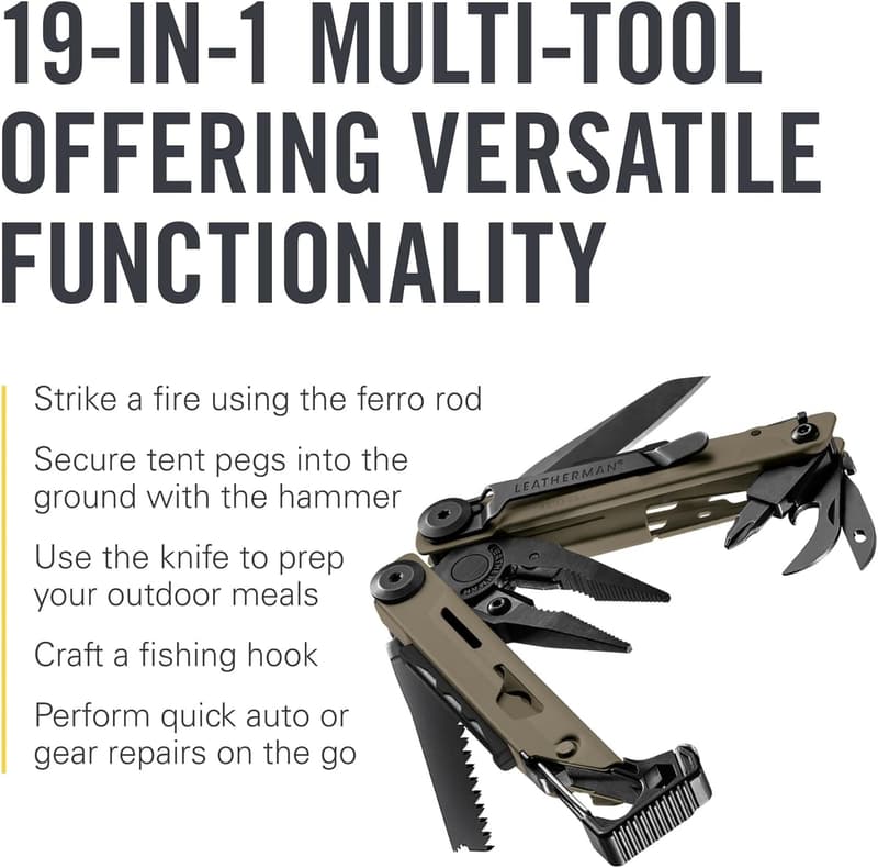 19-in-1 Leatherman Signal Multi-Tool for Camping & Hiking