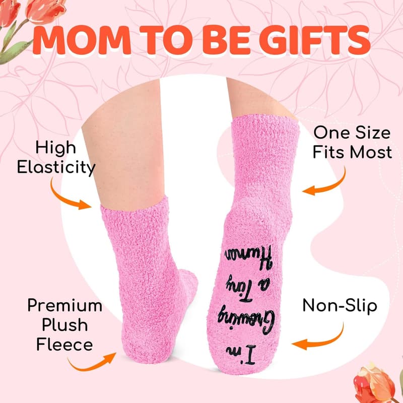 Expecting Mother's Day: Pregnant Mom Socks Gift Set
