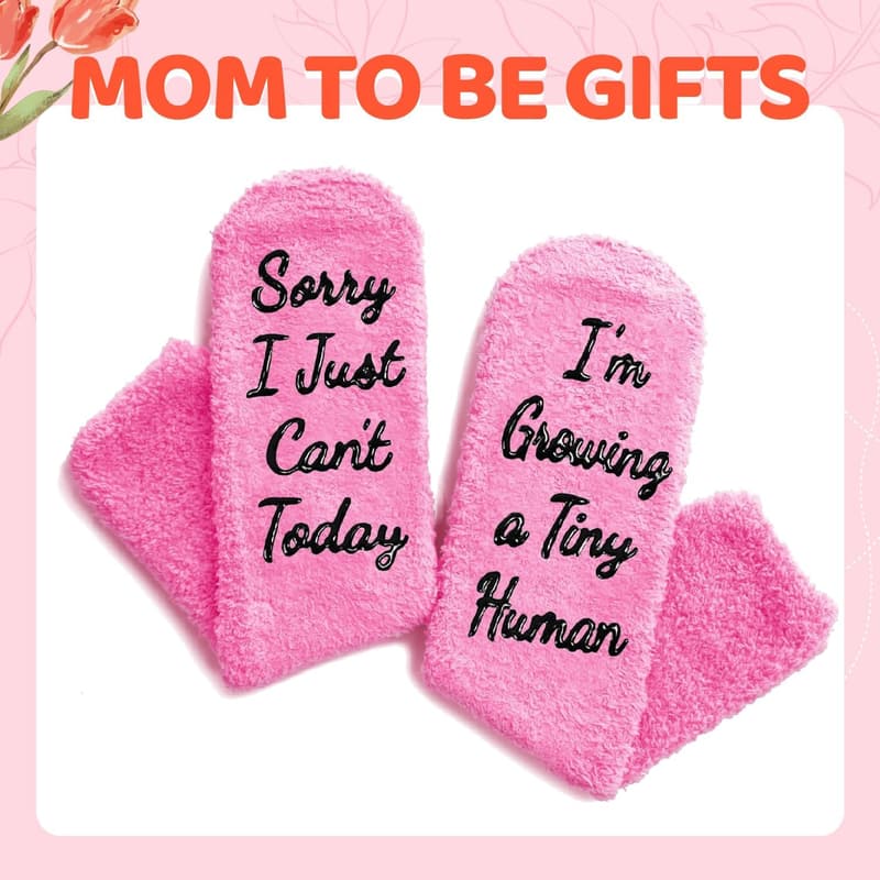 Expecting Mother's Day: Pregnant Mom Socks Gift Set