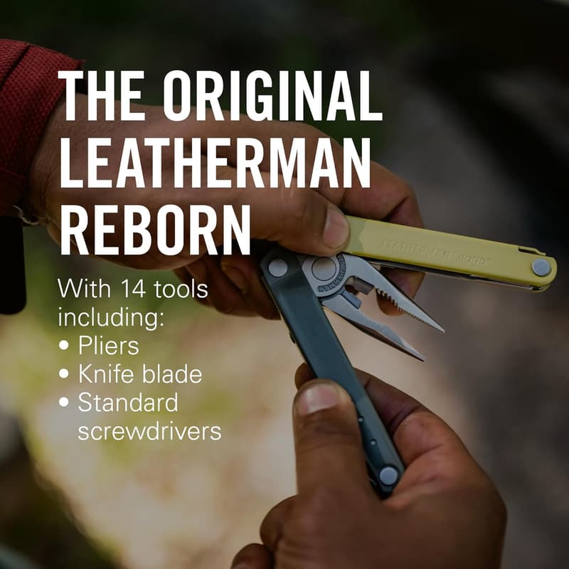 Lightweight 14-in-1 Leatherman Multi-Tool for Camping & EDC