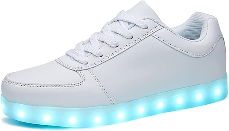 LED Light-Up Sports Sneakers with USB Charging
