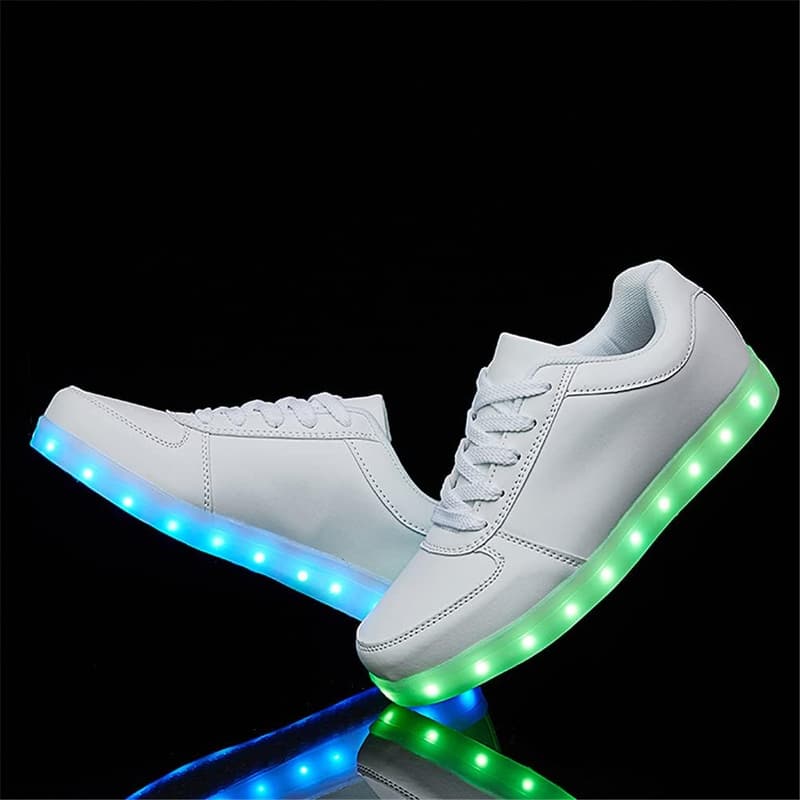 LED Light-Up Sports Sneakers with USB Charging