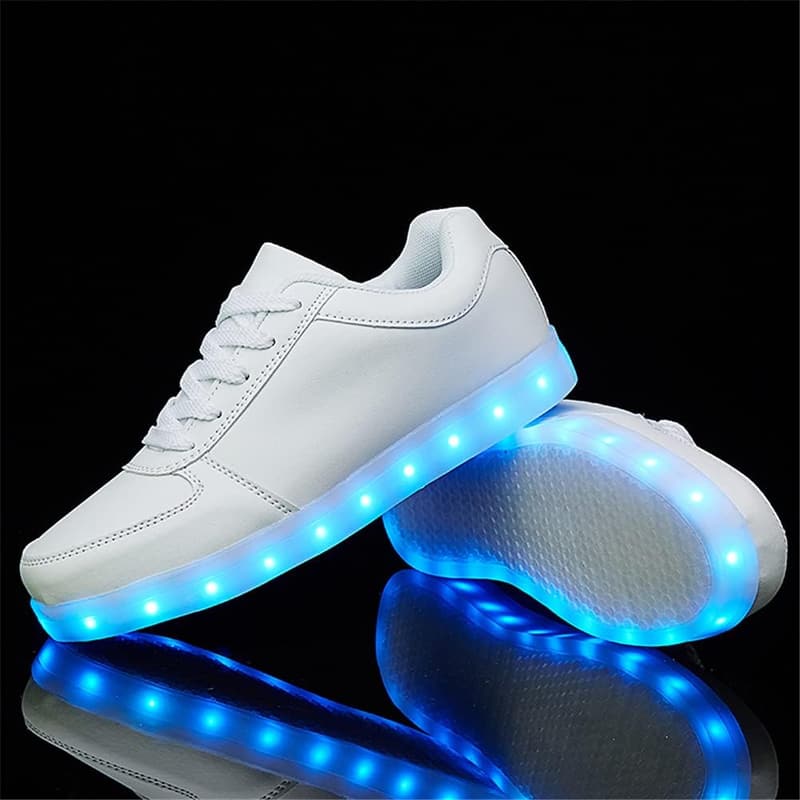 LED Light-Up Sports Sneakers with USB Charging