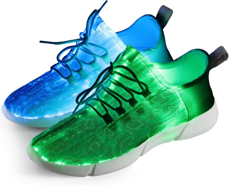 LED Light-Up Sneakers for Women & Men - USB Rechargeable Dancing Shoes