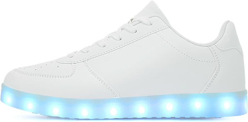 Light Up LED Sneakers - Breathable USB Charging Shoes for All