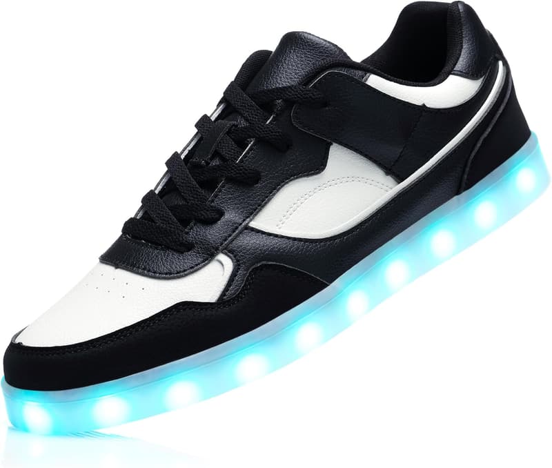 LED Light-Up Shoes for Women & Men - 11 Color Modes, Rechargeable