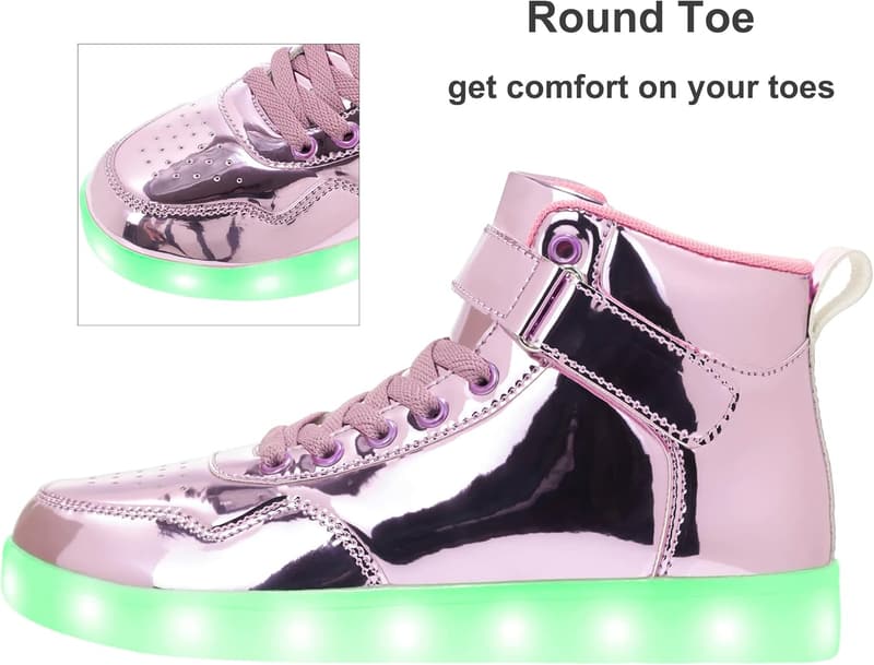 Unisex LED High Top Light Up Sneakers