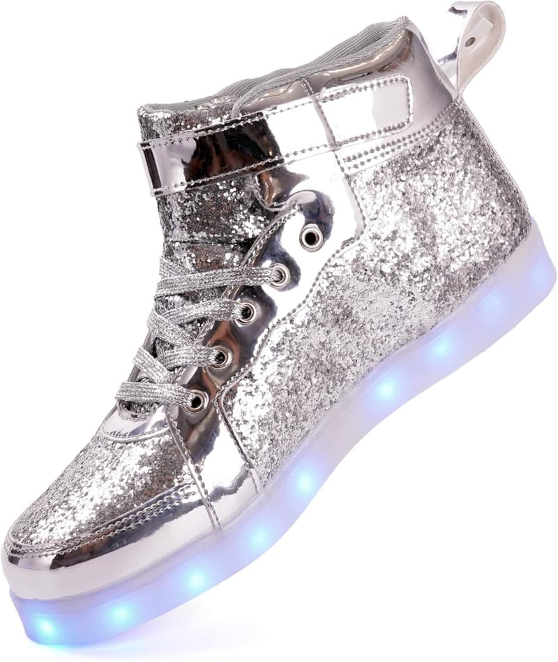 Light Up High Top Sneakers for Halloween & Christmas Parties
