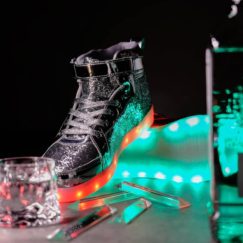 Light Up High Top Sneakers for Halloween & Christmas Parties