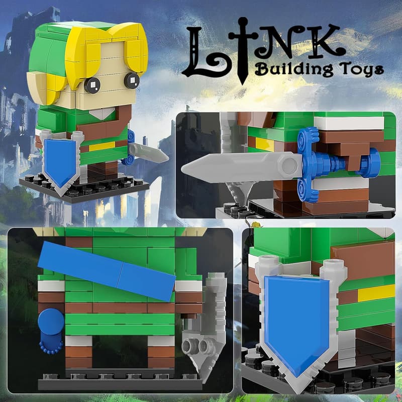 Link Ocarina of Time Building Set for Kids & Adults (155 PCS)
