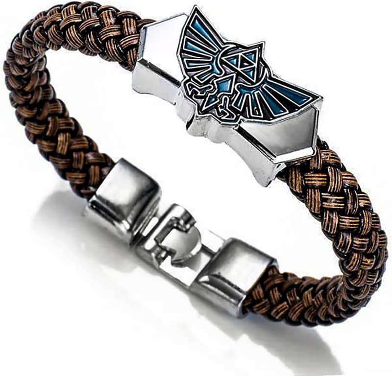 Zelda Bracelet with PU Leather Strap and Alloy Charm