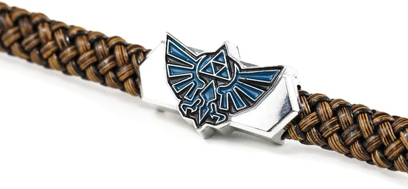 Zelda Bracelet with PU Leather Strap and Alloy Charm