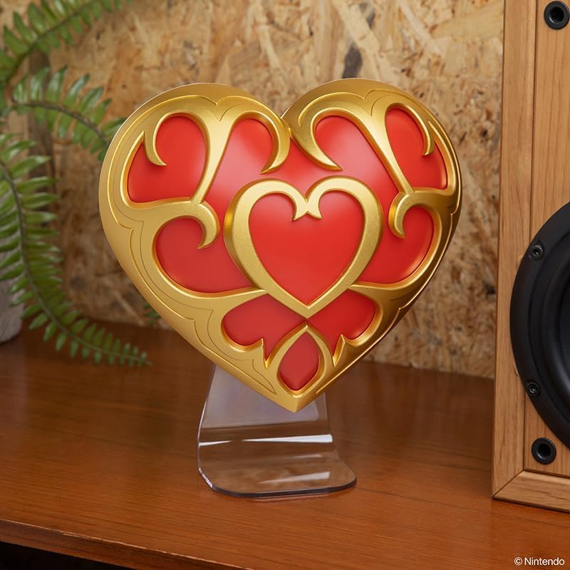 The Legend of Zelda Heart Container Lamp - Mood Lighting for Gamers