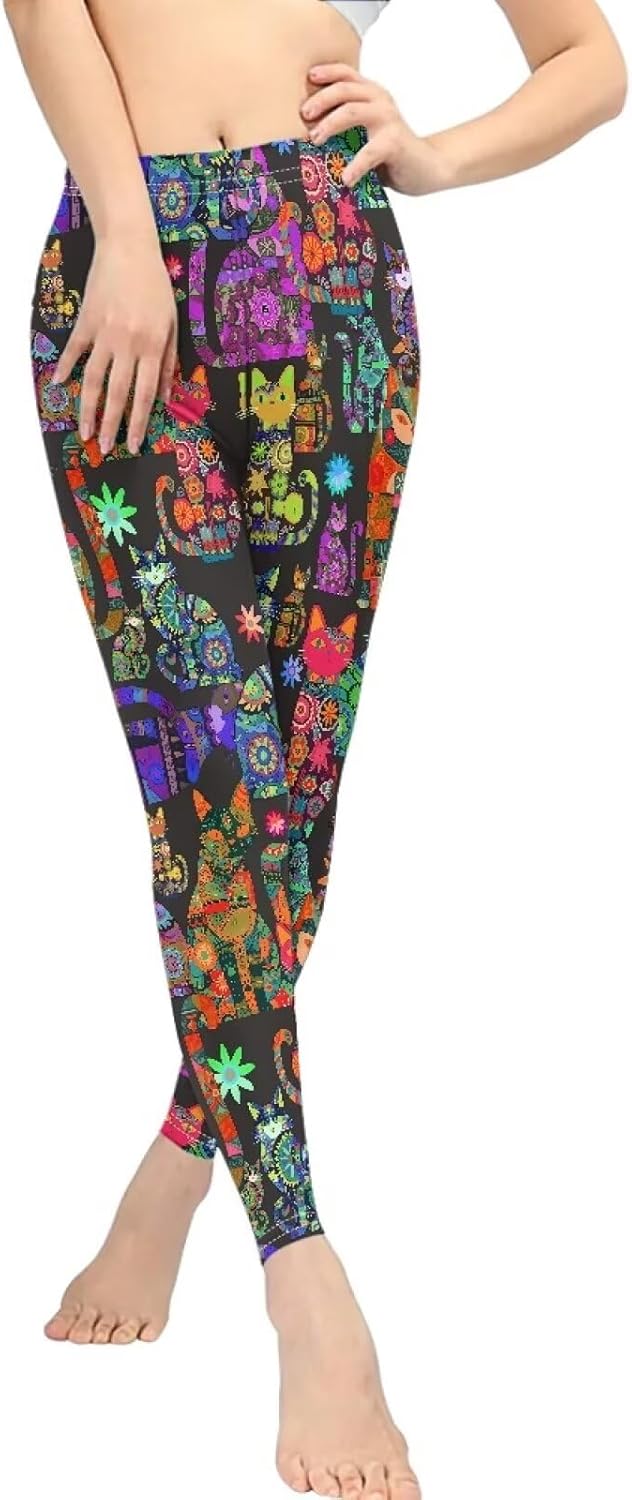 Plus Size Women’s Full-Length Stretchy Workout Leggings