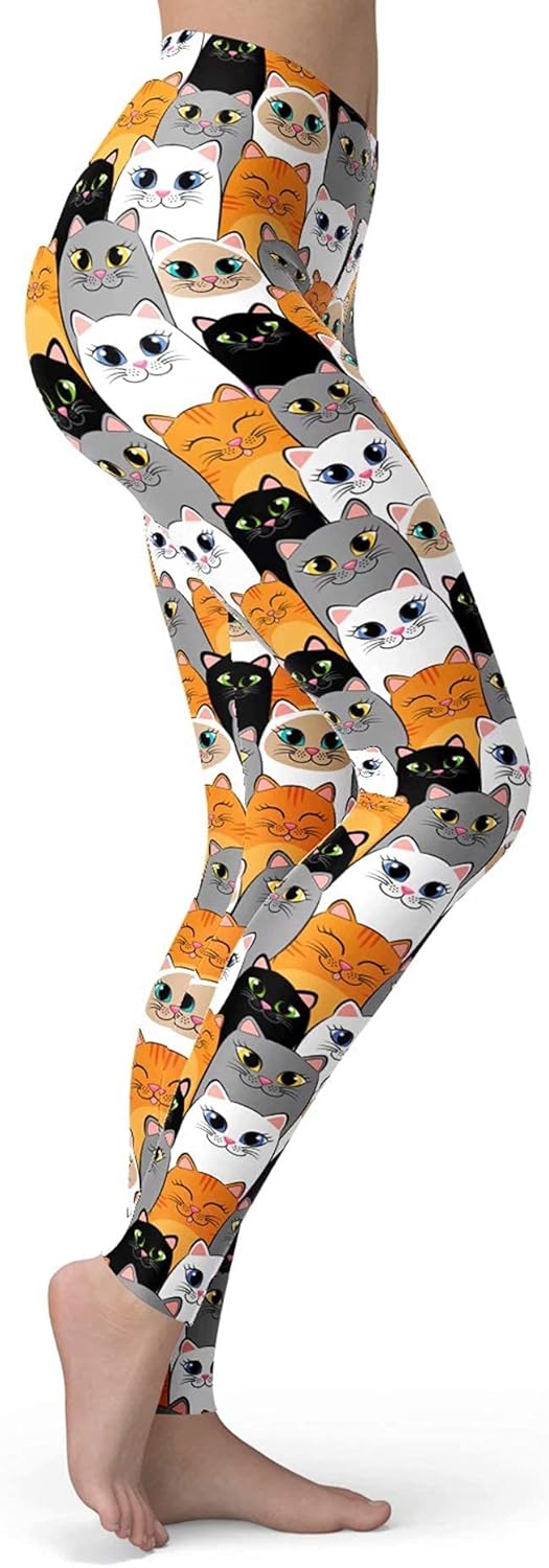 Buttery Soft Leopard Print Leggings for Women