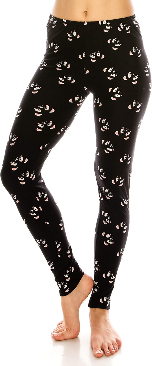 Premium Bold Print Leggings for Women - Super Soft Comfort