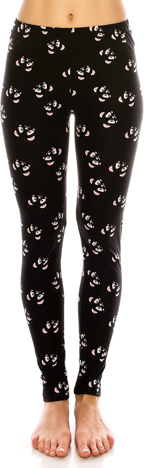 Premium Bold Print Leggings for Women - Super Soft Comfort