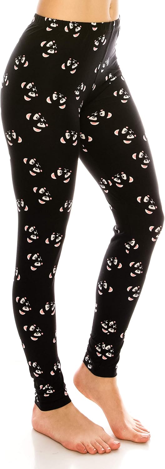 Premium Bold Print Leggings for Women - Super Soft Comfort