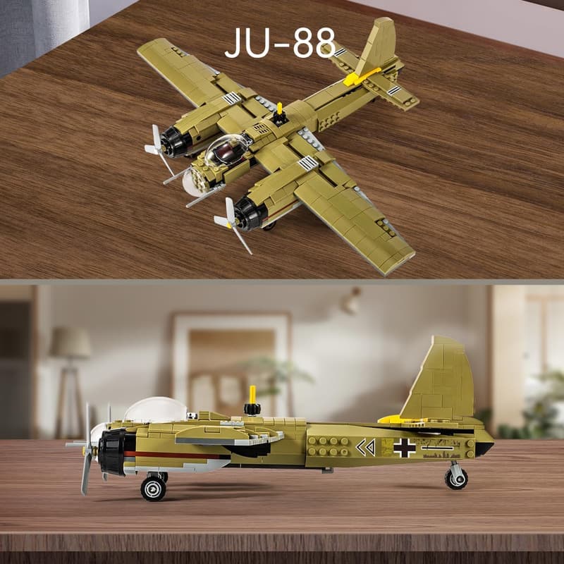 Classic German Bomber Plane Building Set (430pcs)