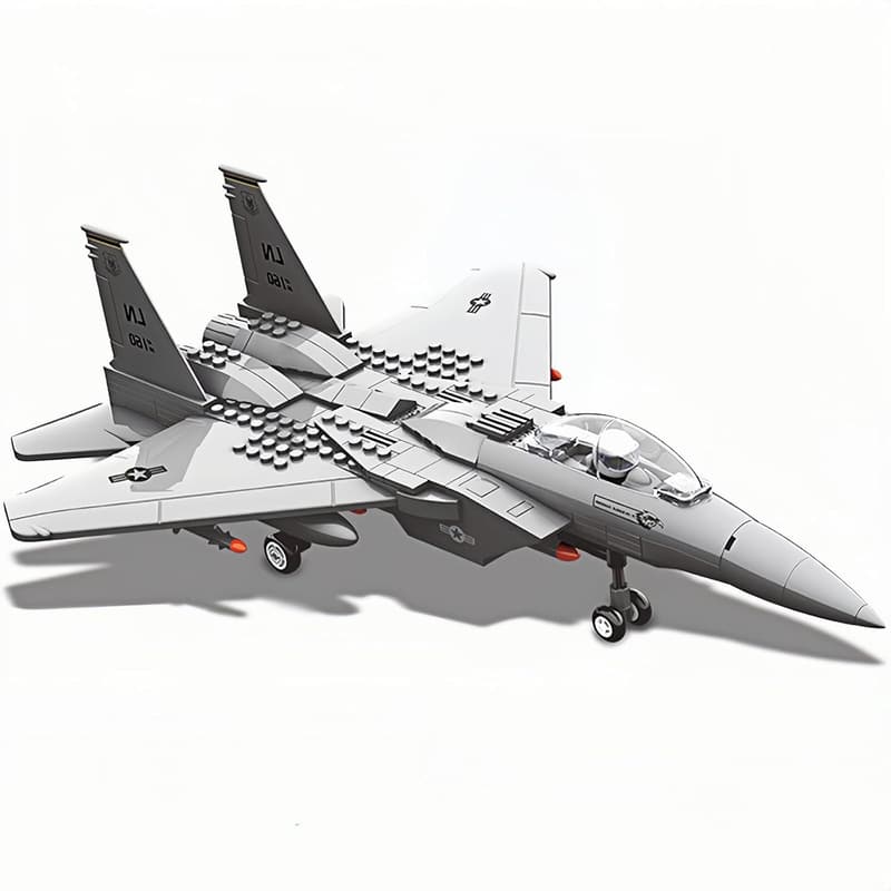 F-15 Eagle Fighter Jet Lego Set, 270 Pieces for Kids & Adults