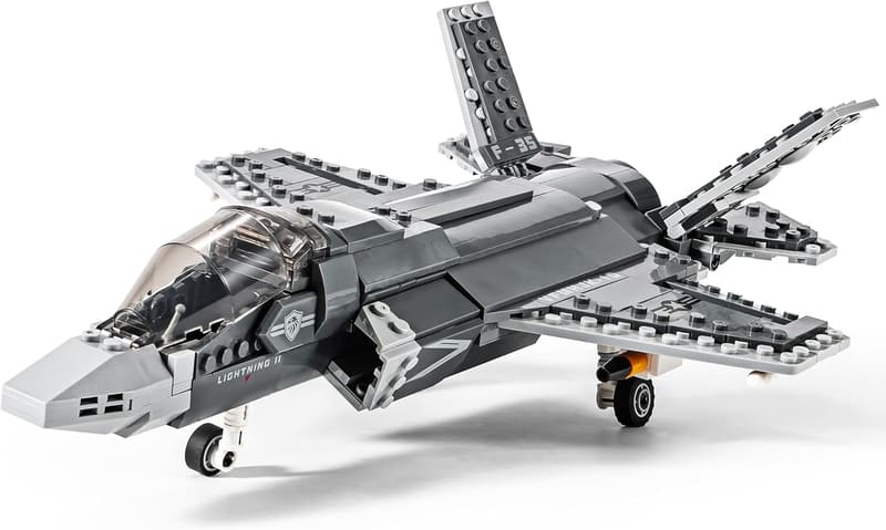 F-35 Lightning II Fighter Jet Building Block Set for Kids and Adults