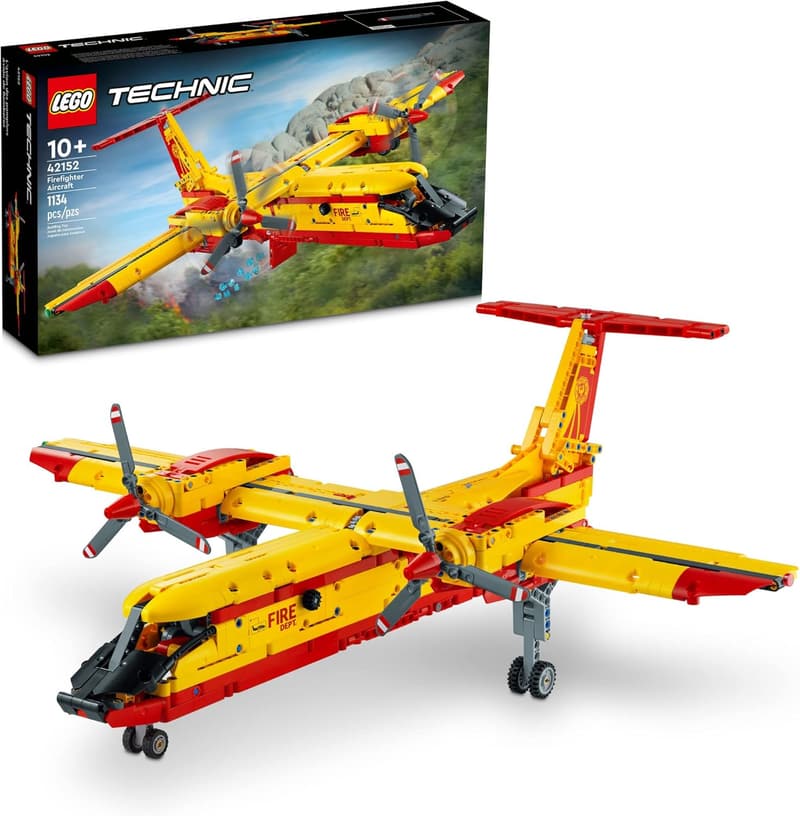 LEGO Technic Firefighter Aircraft Building Toy for Kids 10+