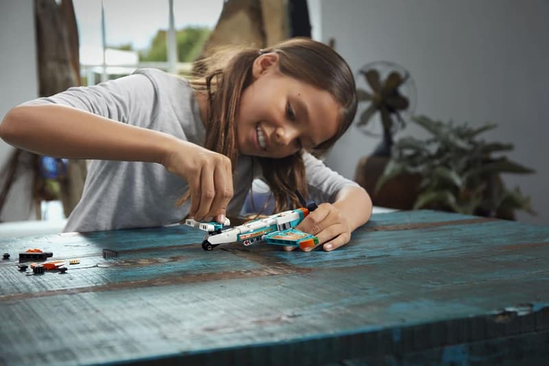 LEGO Technic Race Plane 2-in-1 Stunt Model Building Set for Kids