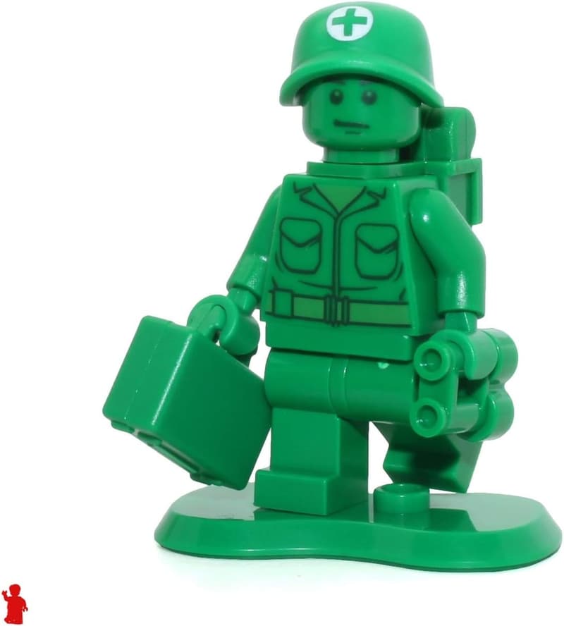 LEGO Toy Story Green Army Man Medic MiniFigure with Backpack