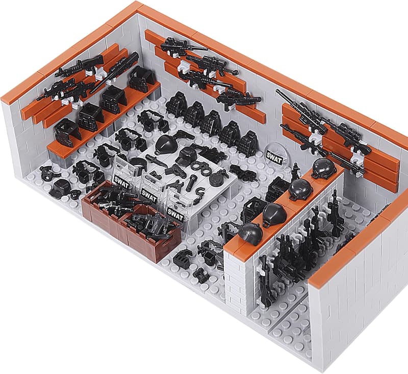 WW2 Battle Building Blocks Set - Army Toy Weapons Pack (568 Pcs)