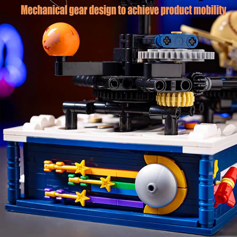 STEM Solar System Building Blocks Set for Kids, 775 Pieces
