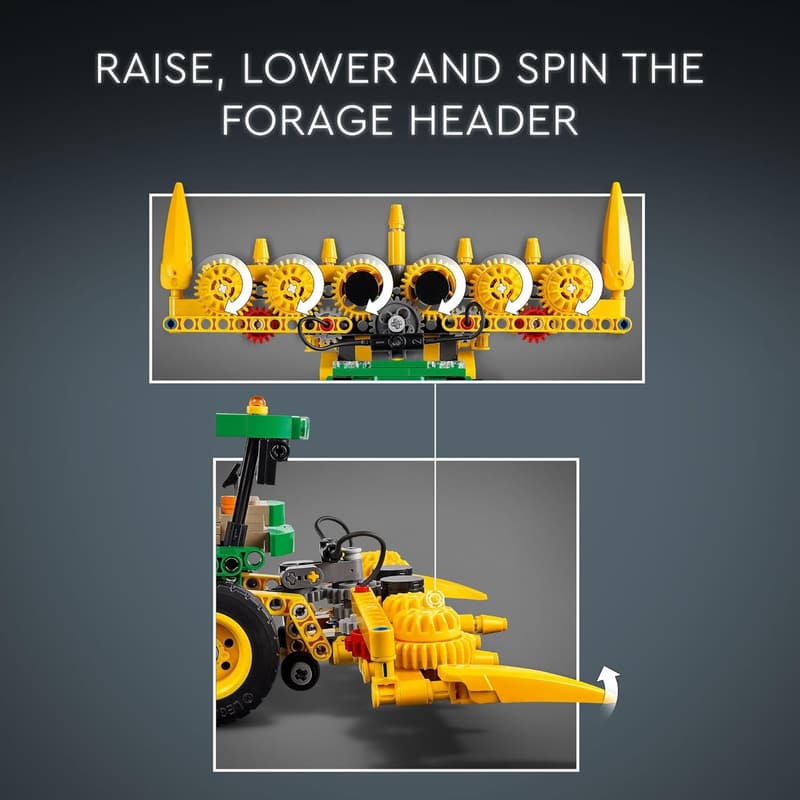 LEGO Technic John Deere 9700 Forage Harvester Toy for Kids