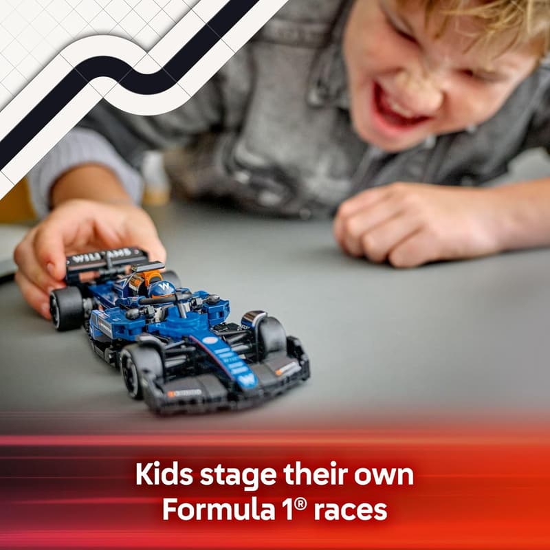 LEGO Speed Champions Williams F1 Race Car Building Set for Kids