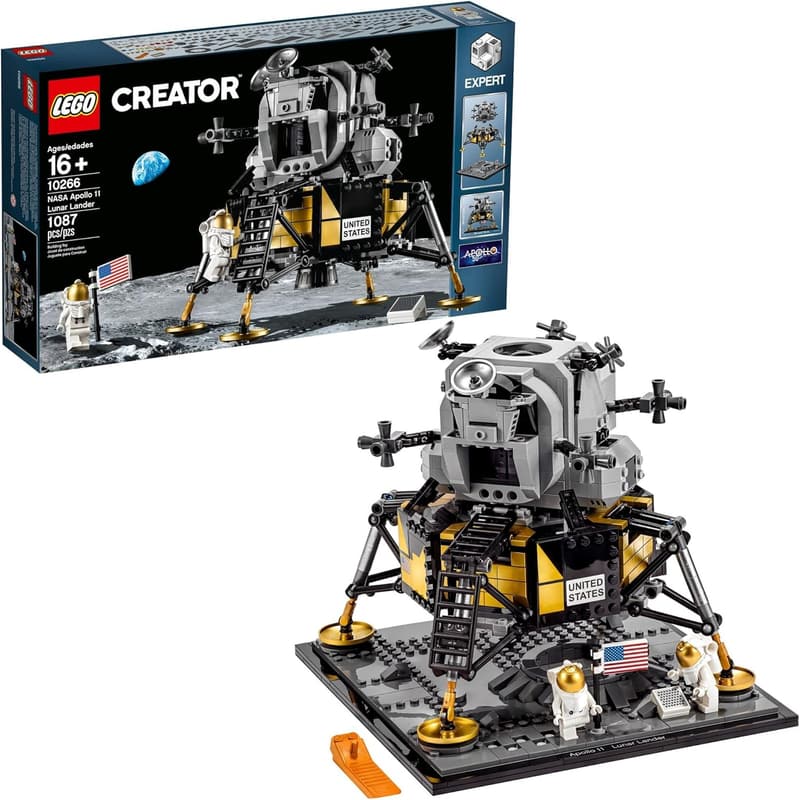 LEGO Creator Expert NASA Apollo 11 Lunar Lander Building Set