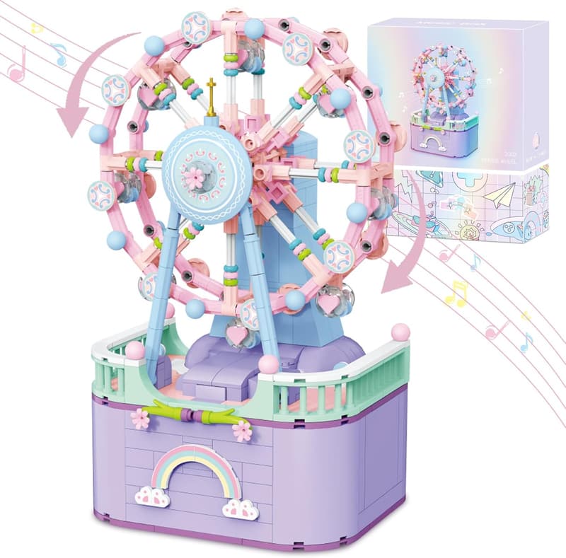 DIY Ferris Wheel Music Box Building Set for Kids 6-12 Years