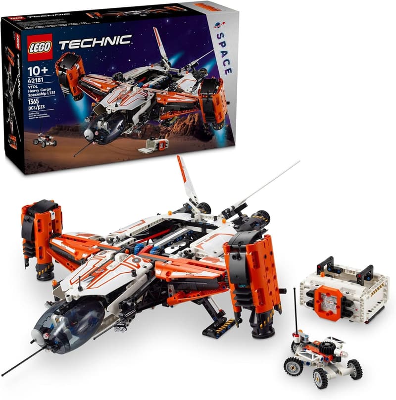 LEGO Technic VTOL Heavy Cargo Spaceship Building Set for Kids