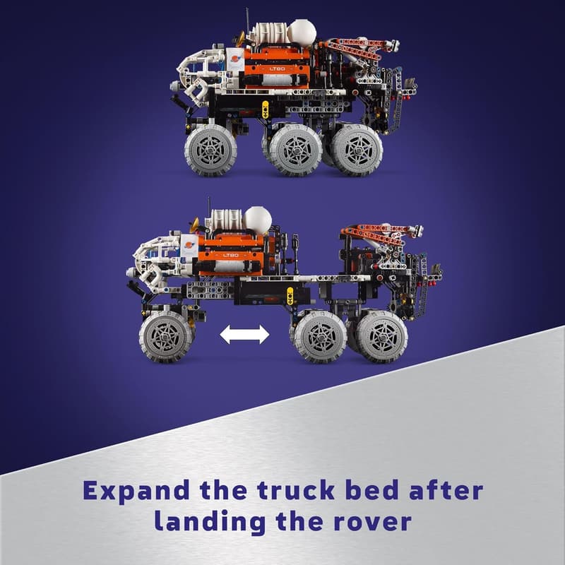 NASA-Inspired LEGO Technic Mars Rover Building Set for Kids